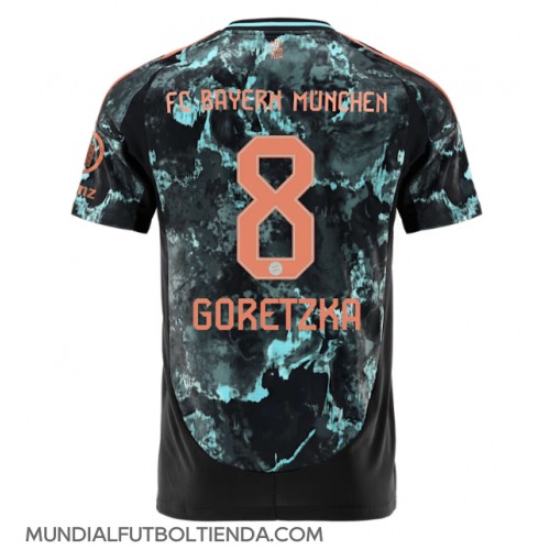 Camiseta Bayern Munich Leon Goretzka #8 Segunda Equipación Replica 2024-25 mangas cortas